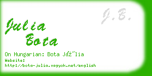 julia bota business card